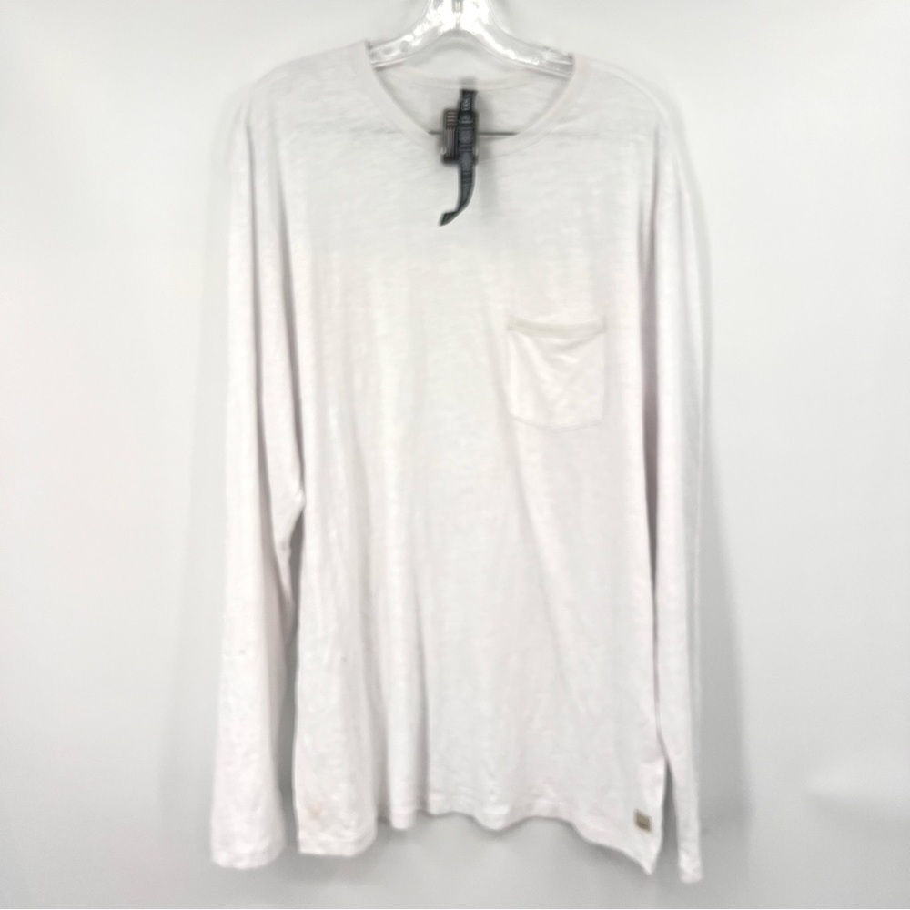Vuori White‎ long sleeves tee Pima cotton XL